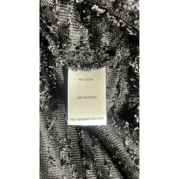 John Mark Woman’s Pull Over Cowl Neck Black Lightweight Sweater Sz M New W/T - Picture 7 of 7